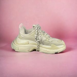 Balenciaga Women’s Triple S Sneaker Off-White